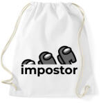 printfashion Impostor - Among us - Sportzsák, Tornazsák - Fehér (3924142)