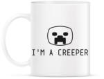 printfashion minecraft creeper - Bögre - Fehér (1591145)