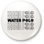 printfashion Water polo - Kitűző, hűtőmágnes - Fehér (15924613)