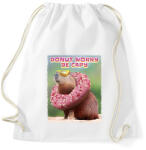 printfashion Donut worry be Capy - Sportzsák, Tornazsák - Fehér (13607303)