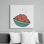 printfashion Chilis bab - Vászonkép - Fehér (12008840)