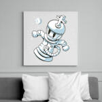 printfashion Sakk az űrben - Vászonkép - Fehér (16068870)