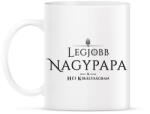 printfashion got-legjobb-nagypapa-black - Bögre - Fehér (1032827)