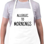 printfashion Allergiás a reggelekre - Kötény - Fehér (4912816)