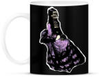 printfashion lila ruhás nő - Bögre - Fekete (13511651)