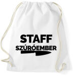 printfashion Szúróember Staff - Sportzsák, Tornazsák - Fehér (2152203)