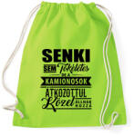 printfashion Tökéletes kamionos - Sportzsák, Tornazsák - Limezöld (1006609)