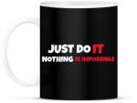 printfashion JUST DO IT - Bögre - Fekete (10749467)