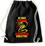 printfashion Júniusi Kobra - Sportzsák, Tornazsák - Fekete (6051000)