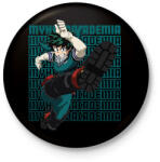 printfashion My Hero Academia Izuku Midoriya - Kitűző, hűtőmágnes - Fekete (16388354)