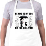 printfashion John Wick dog - Kötény - Fehér (12570649)