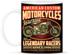 printfashion american motorcycle - Bögre - Fekete (13723073)