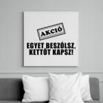 printfashion Akció! ! - Vászonkép - Fehér (6637540)