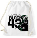 printfashion Ken Block zöld - Sportzsák, Tornazsák - Fehér (12346543)