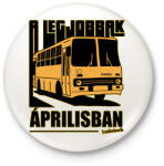 printfashion A Legjobbak - Kitűző, hűtőmágnes - Fehér (6023909)