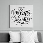 printfashion My Little Valentine - Vászonkép - Fehér (6630046)