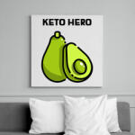 printfashion KETOHERO - Vászonkép - Fehér (10766740)