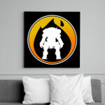 printfashion Titanfall - Vászonkép - Fekete (6650829)