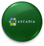 printfashion Cascadia - Kitűző, hűtőmágnes - Sötétzöld (15512702)