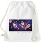 printfashion Techno - Űrhajós - Sportzsák, Tornazsák - Fehér (6578342)