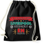 printfashion Liverpool szurkoló - Sportzsák, Tornazsák - Fekete (10863158)