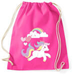 printfashion Unikornis imádat - Sportzsák, Tornazsák - Fukszia (320187)