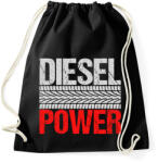 printfashion Diesel Power - Sportzsák, Tornazsák - Fekete (7797312)