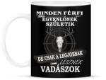printfashion Vadásznak születni kell - Bögre - Fekete (4771736)