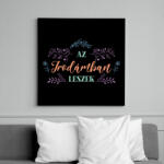 printfashion Iroda - Kertész - Vászonkép - Fekete (12956710)
