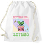 printfashion Növényekkel suttogó - Sportzsák, Tornazsák - Fehér (15495787)