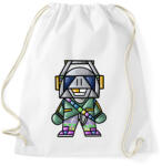 printfashion Dj Yonder - Fortnite - Sportzsák, Tornazsák - Fehér (3995718)