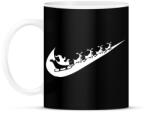 printfashion nike márkaparódia fehér - Bögre - Fekete (10812785)