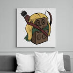 printfashion LegoLas - Vászonkép - Fehér (13575785)