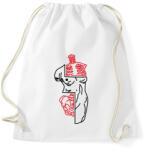 printfashion red&black 5 - Sportzsák, Tornazsák - Fehér (16290122)