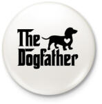 printfashion The Dogfather - Tacskó - Kitűző, hűtőmágnes - Fehér (16569481)