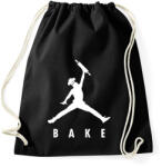 printfashion Sütés (Jordan logó) - Sportzsák, Tornazsák - Fekete (1820469)
