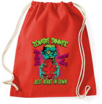 printfashion Zombi vacsi - Sportzsák, Tornazsák - Piros (207926)