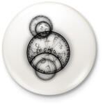 printfashion misztikus6 - Kitűző, hűtőmágnes - Fehér (3079242)