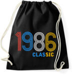printfashion 1986 - Sportzsák, Tornazsák - Fekete (11934080)