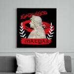 printfashion Mátyás király - Vászonkép - Fekete (9944421)