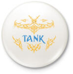 printfashion Tank - Kitűző, hűtőmágnes - Fehér (3082668)