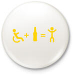 printfashion Valóságos csoda - Kitűző, hűtőmágnes - Fehér (3088709)