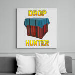 printfashion PUBG - Drop Hunter - Vászonkép - Fehér (6623677)