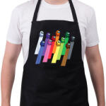 printfashion Among Us - Színes minta - Kötény - Fekete (4936835)