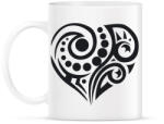 printfashion Maori szív3 - Bögre - Fehér (4984807)