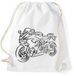 printfashion Aprilia RS 660 - Sportzsák, Tornazsák - Fehér (5761834)