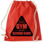 printfashion Edzőterem a második otthonom - Sportzsák, Tornazsák - Piros (1521482)