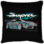 printfashion Toyota Supra - Párnahuzat, Díszpárnahuzat - Fekete (11631854)