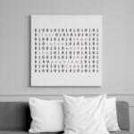 printfashion First solve the problem - Vászonkép - Fehér (7243880)
