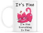 printfashion its fine - Bögre - Fehér (6358551)
